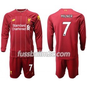 Fußballtrikots Liverpool Milner 7 Kinder Heim Trikotsatz 2019-2020 Langarm